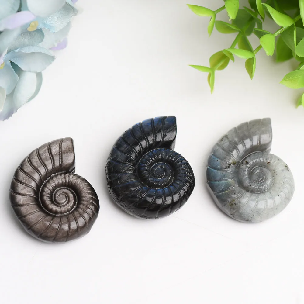 1.8" Mixed Crystal Shell Crystal Carving Bulk Wholesale