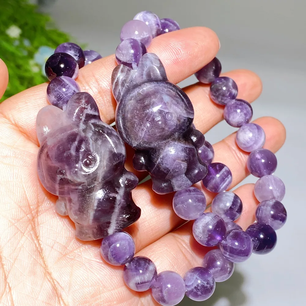 10mm Crystal Labubu Bracelet Crystal Healing Bulk Wholesale