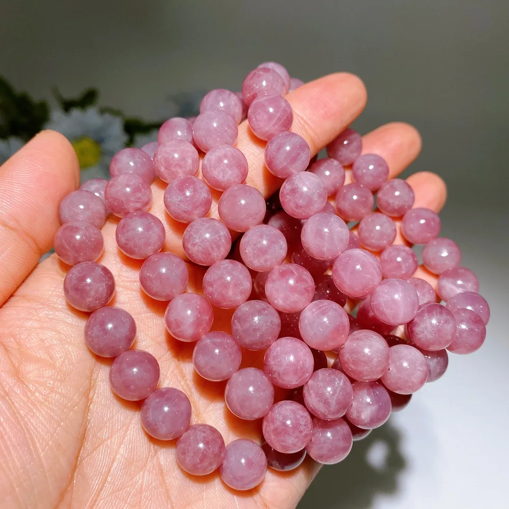 10mm Madagascar Rose Quartz Bracelet Crystal Healing Bulk Wholesale