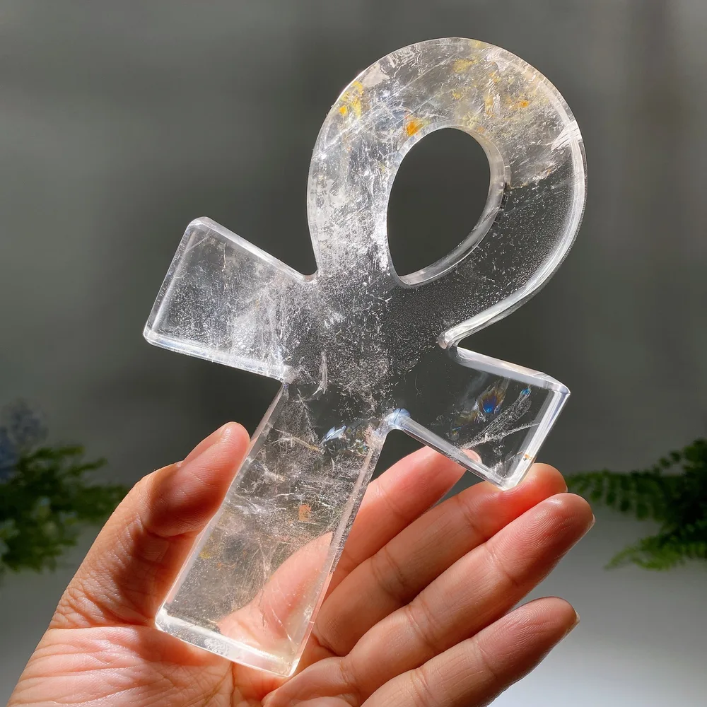 13-18cm Clear Quartz Anka Carving Crystal Healing Bulk Wholesale