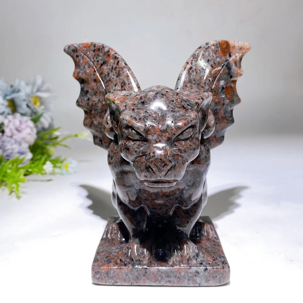 13cm Yooperlite Gargyle Carving Crystal Healing Bulk Wholesale