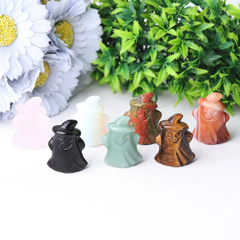 1.5" The Ghost Crystal Carvings for Halloween Best Crystal Wholesalers