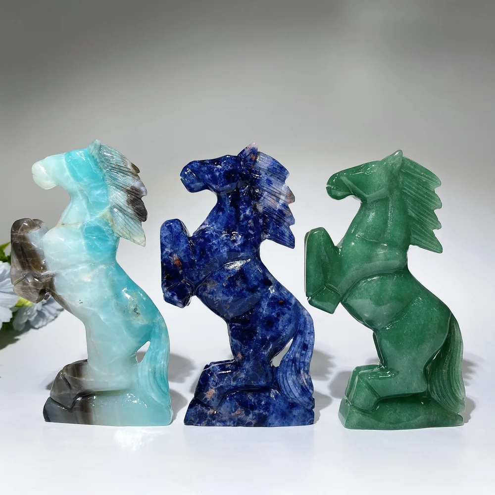 15cm Crystal Horse Carving Crystal Healing Bulk Wholesale