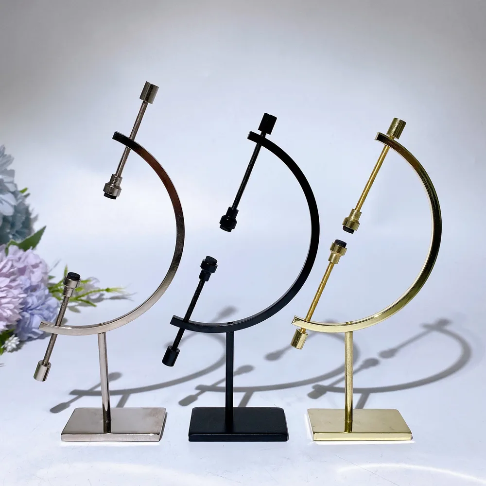 15cm Adjustable Metal Tellurion Design Stand Crystal Healing Bulk Wholesale