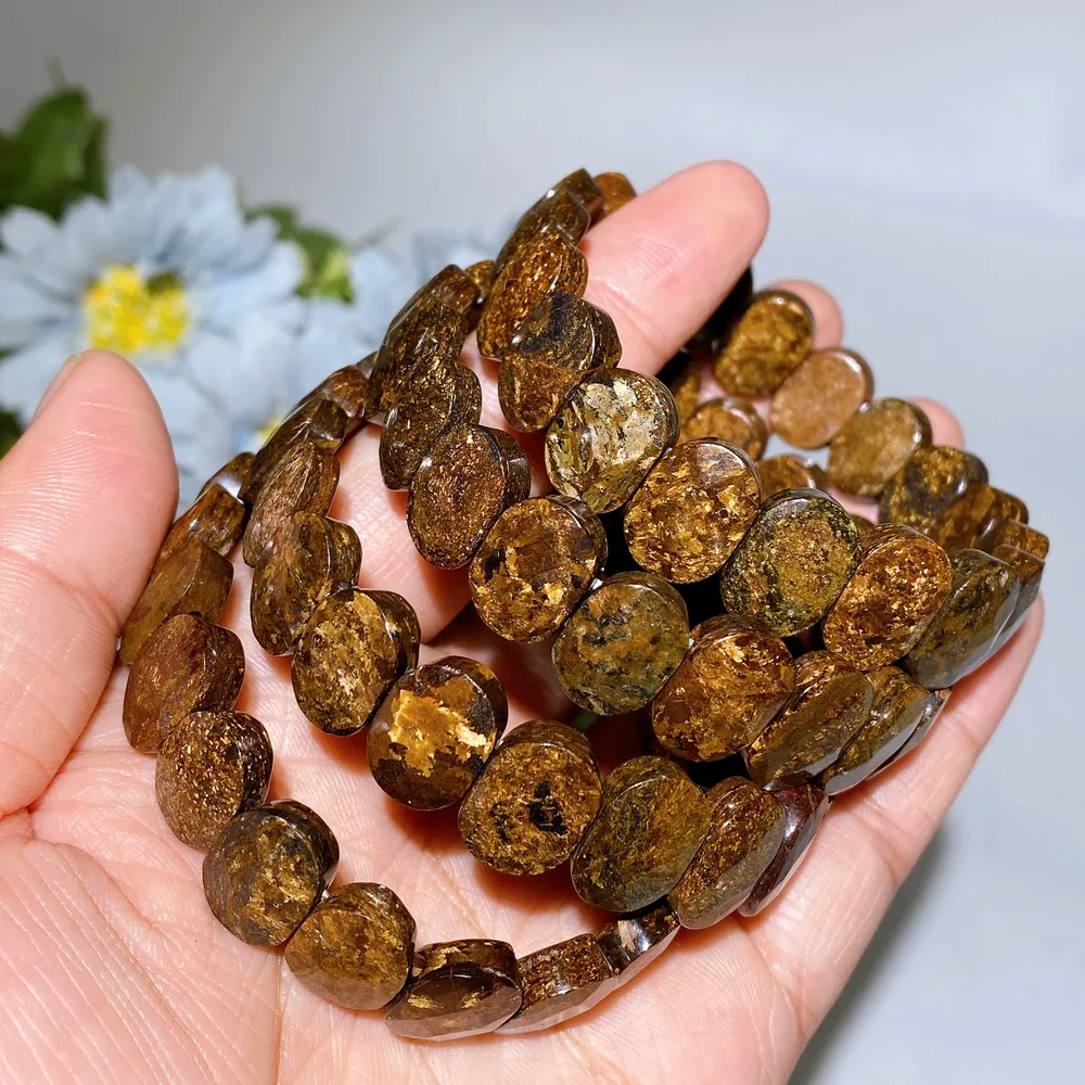 15mm Bronzite Bangle Bracelet Crystal Healing Bulk Wholesale