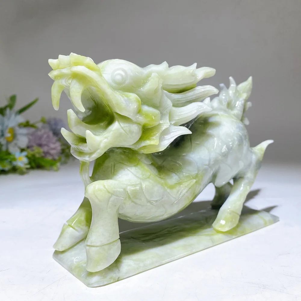 16cm Jade Kylin Carving Crystal Healing Bulk Wholesale