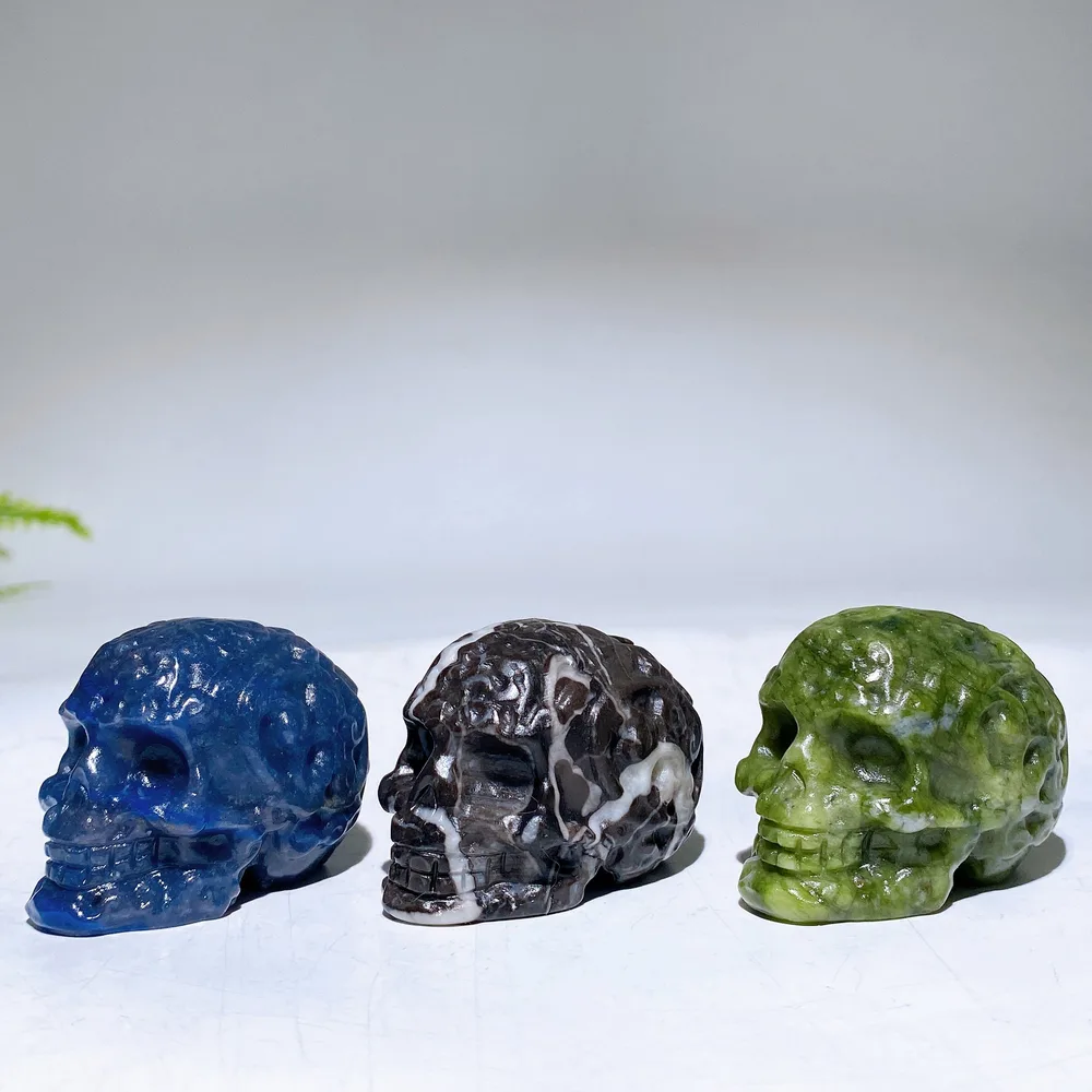 2.0" Crystal Skull Carving Crystal Healing Bulk Wholesale