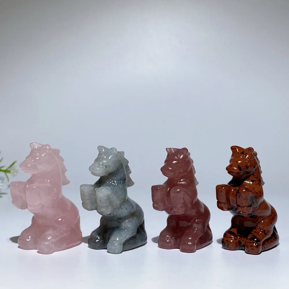 2.3" Crystal Horse Carving Crystal Healing Bulk Wholesale