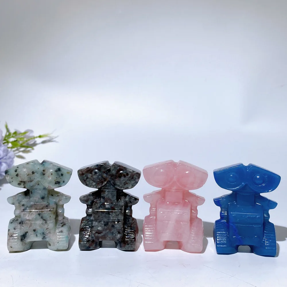 2.3" Crystal Robot Carving Crystal Healing Bulk Wholesale