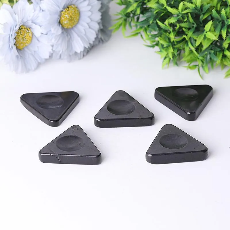 2" Shungite Sphere Holder-Triangle