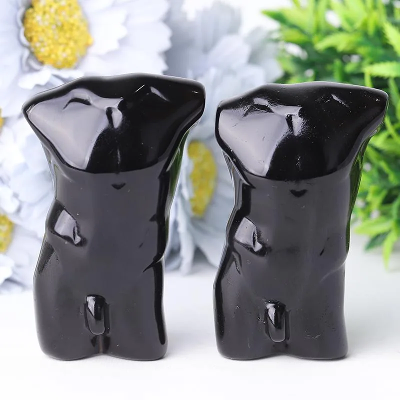 2.0-3.0" Black Obsidian Crystal Model Carving Best Crystal Wholesalers