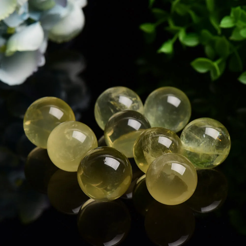 23mm Citrine Sphere Bulk Wholesale