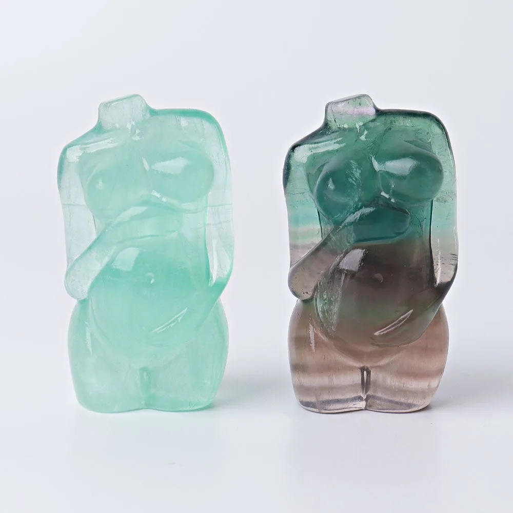 2.4" Fluorite Crystal Model Carving Best Crystal Wholesalers