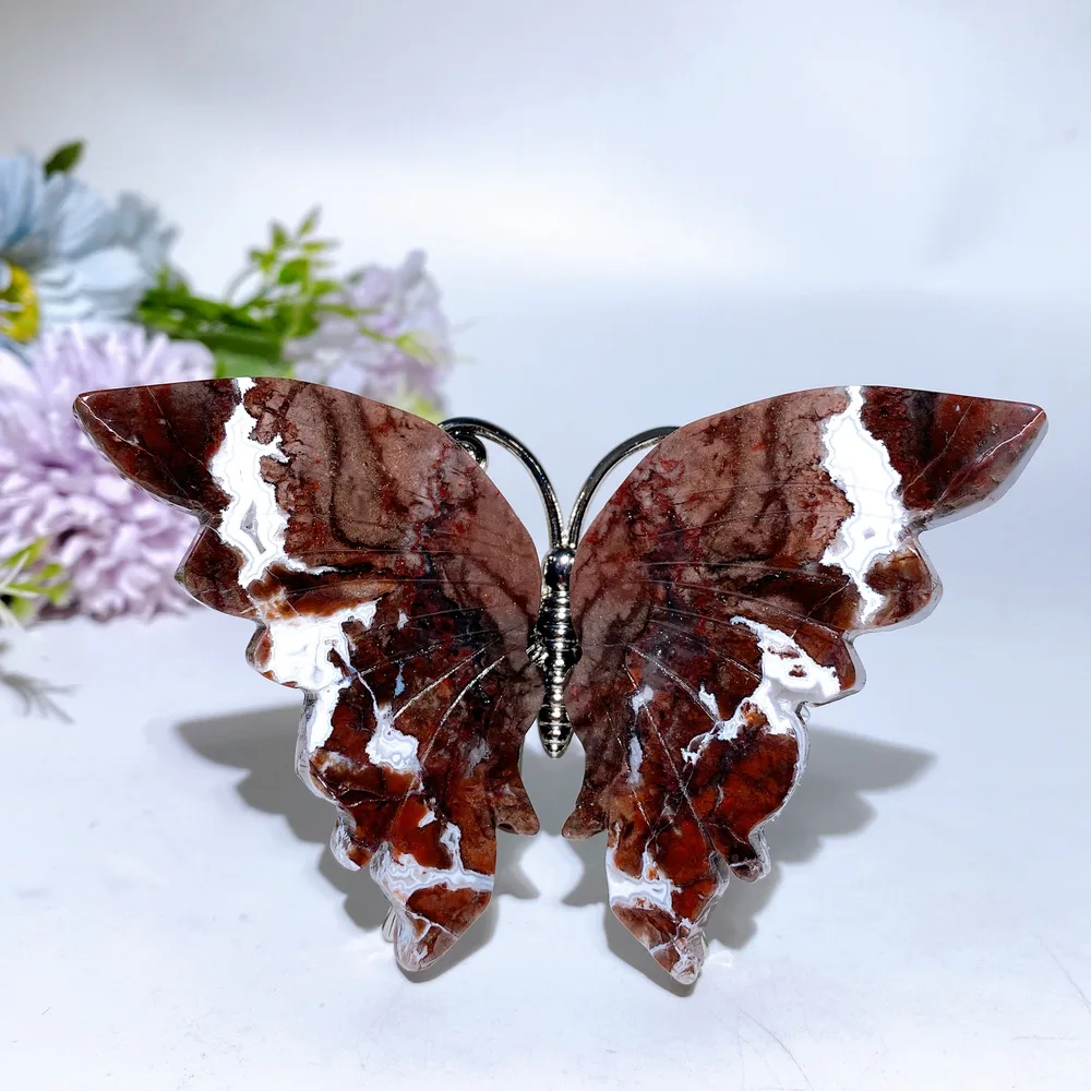 3.5"-4.0" Crystal Butterfly Carving Crystal Healing Bulk Wholesale