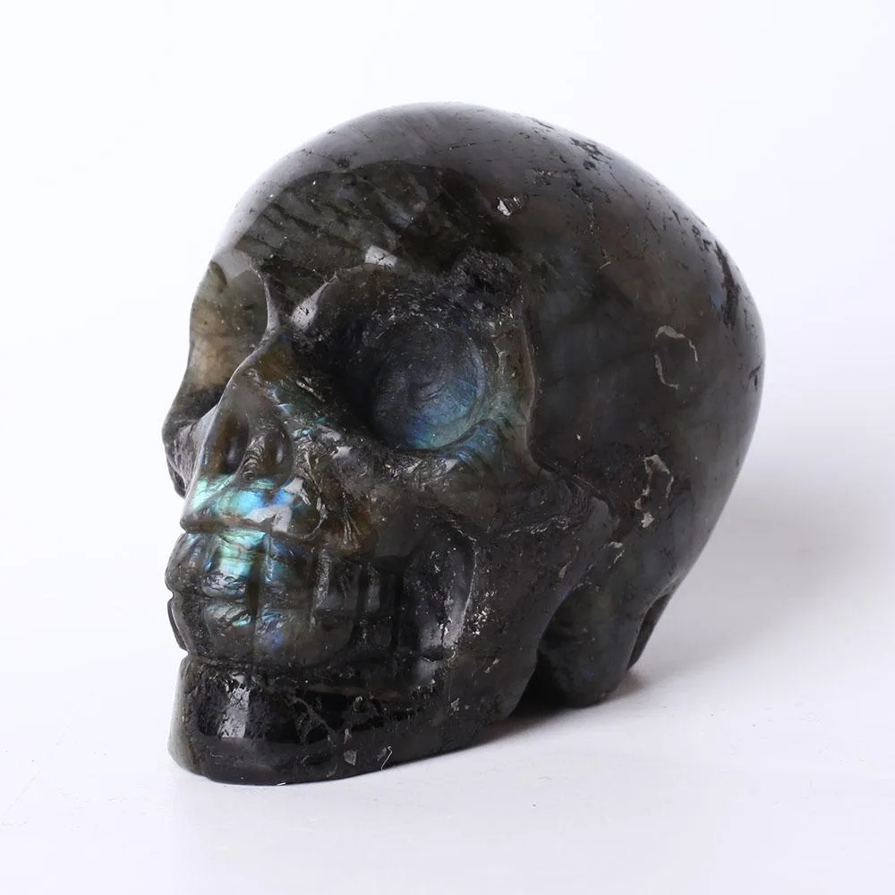 3" Larbradorite Crystal Carving Skull Best Crystal Wholesalers