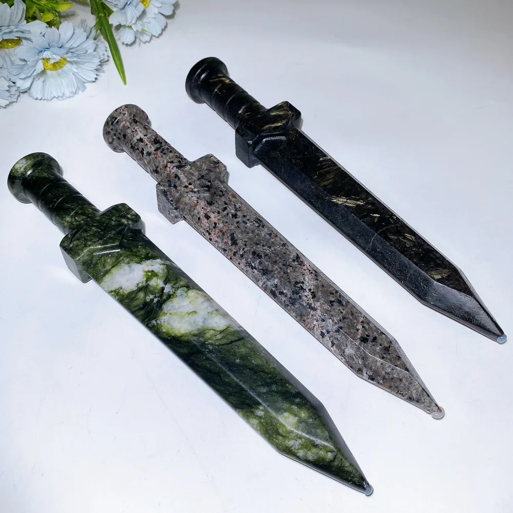 30cm Crystal Sword Carving Crystal Healing Bulk Wholesale