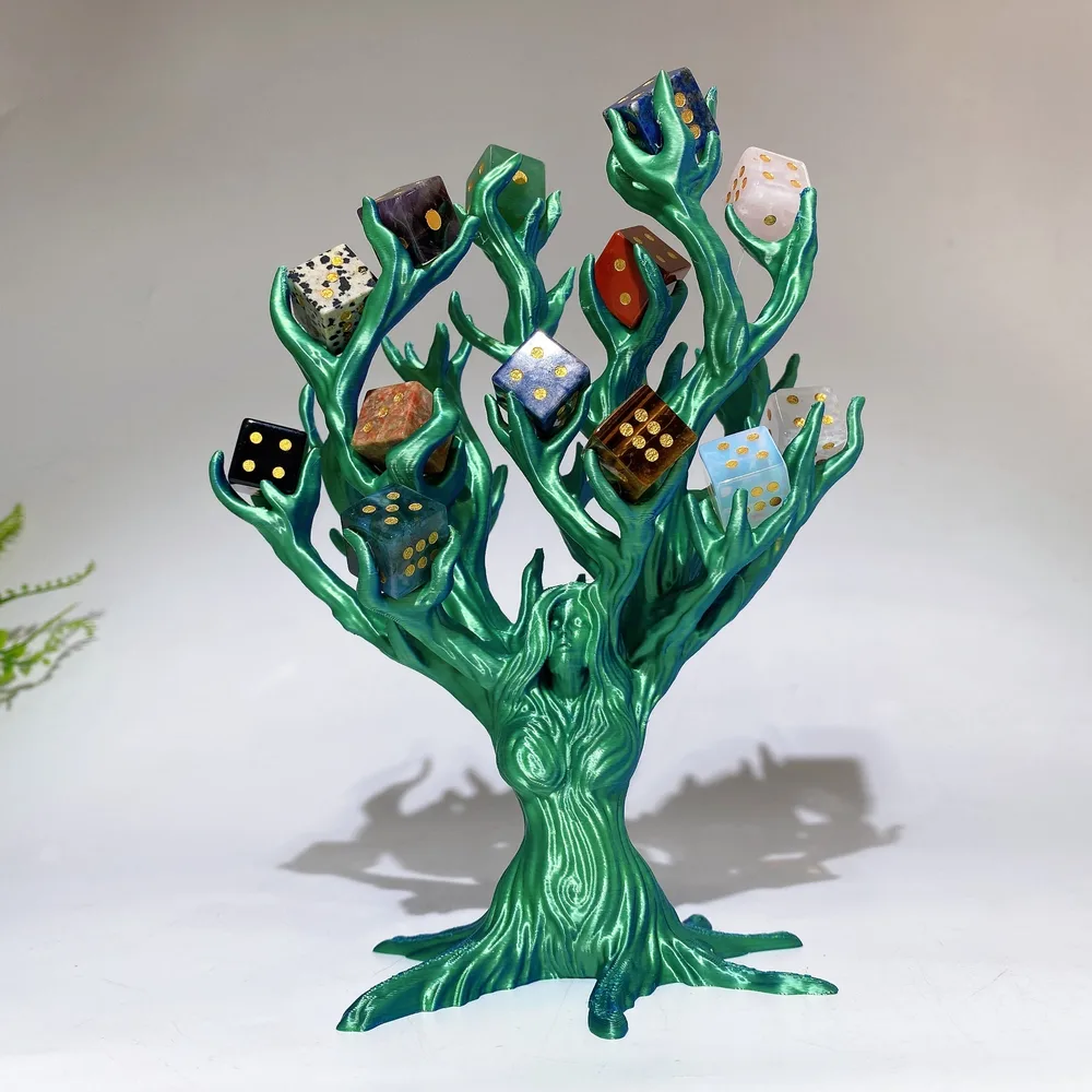 3D Printing Goddess Tree Dice Holder Crystal Healing Bulk Wholesale