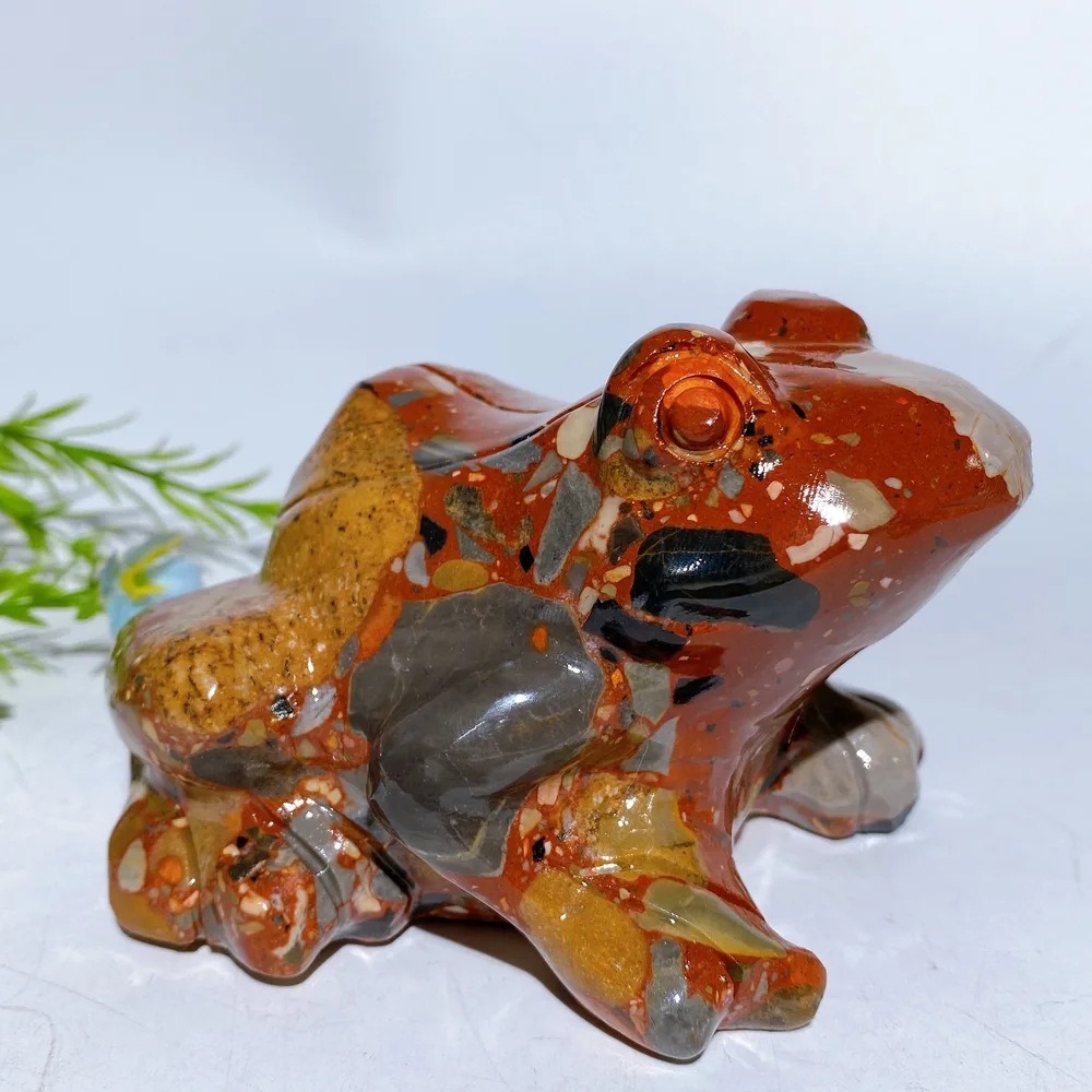 4.5" Jade Frog Carving Crystal Healing Bulk Wholesale