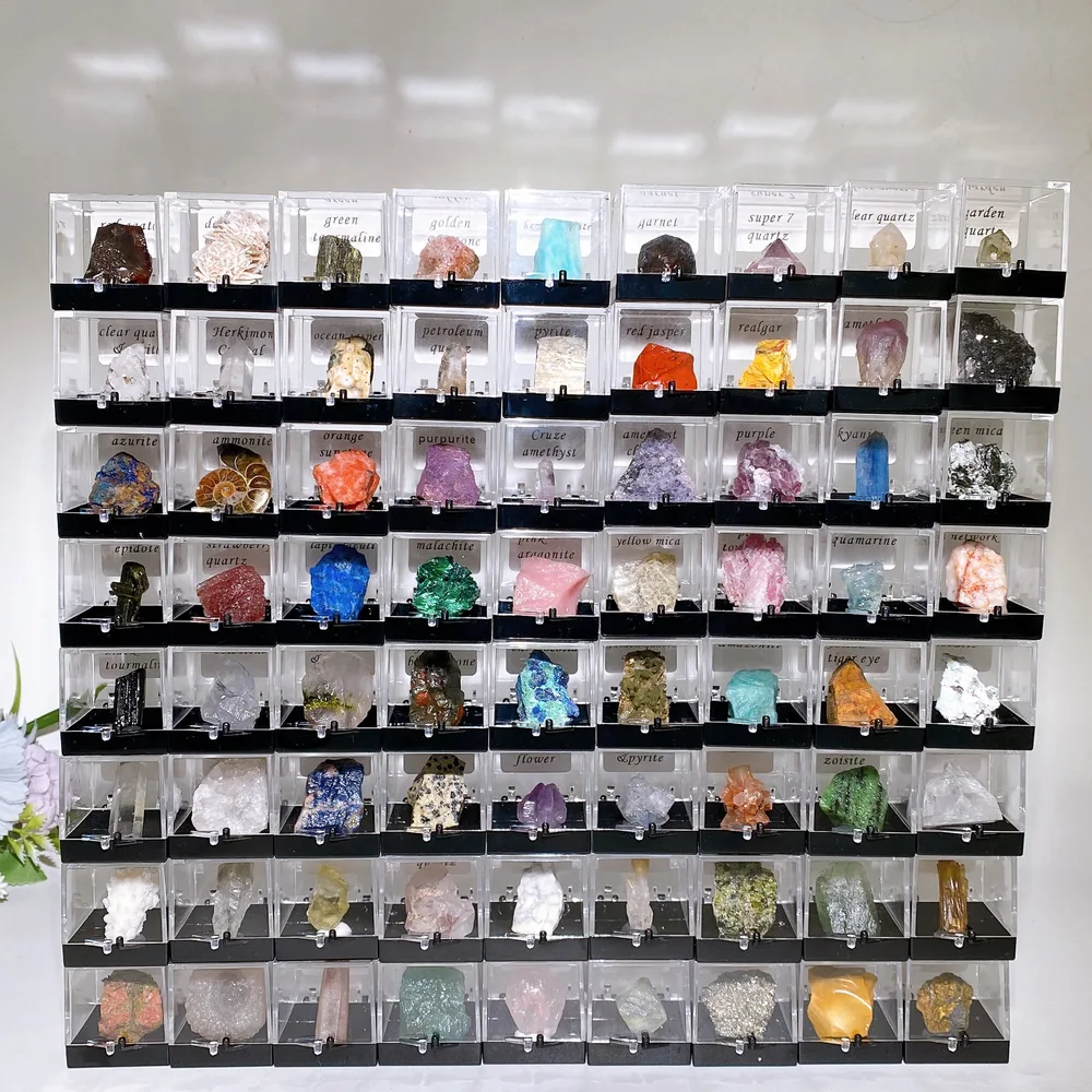 72pcs Boxes Specimen Collection Crystal Healing Bulk Wholesale