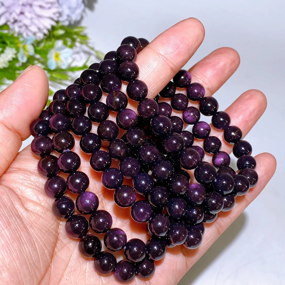 8.5mm Purpurite Bracelet Crystal Healing Bulk Wholesale