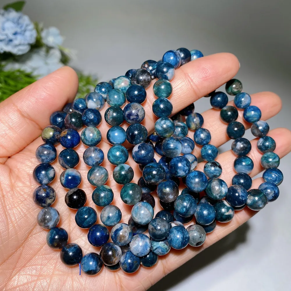 8mm 12mm Namibia Blue Sugilite Bracelet Crystal Healing Bulk Wholesale