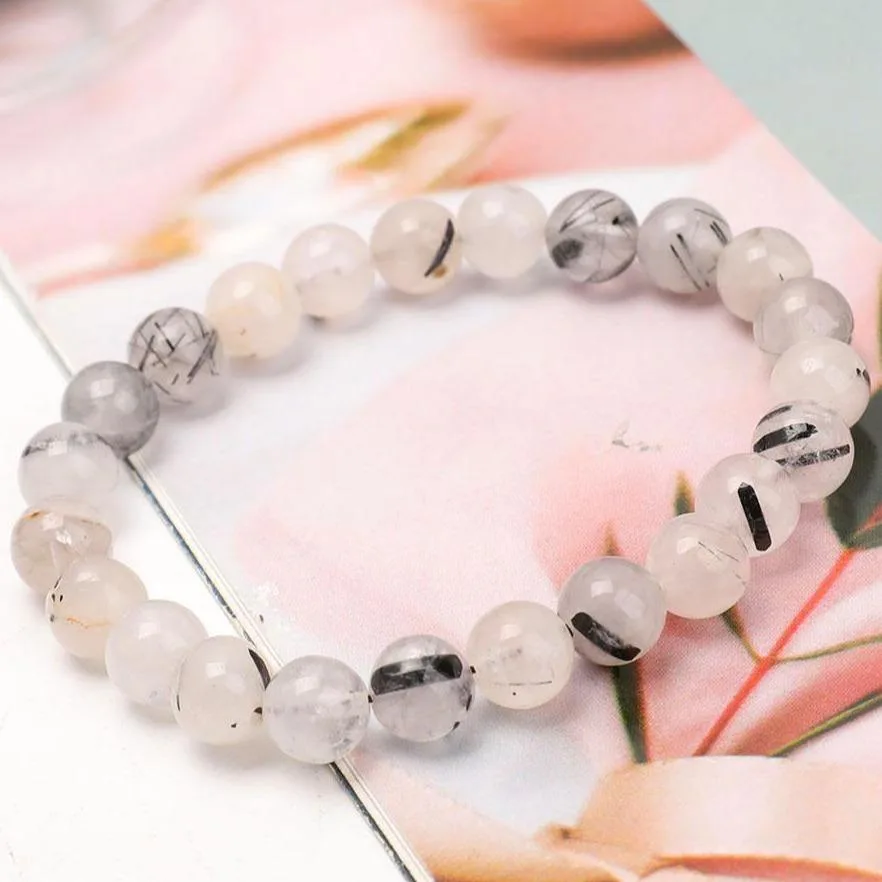 8mm Black Tourmaline Bracelet Best Crystal Wholesalers