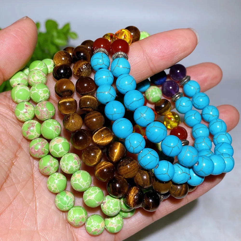 8mm Chakra Crystal Bracelet Crystal Healing Bulk Wholesale