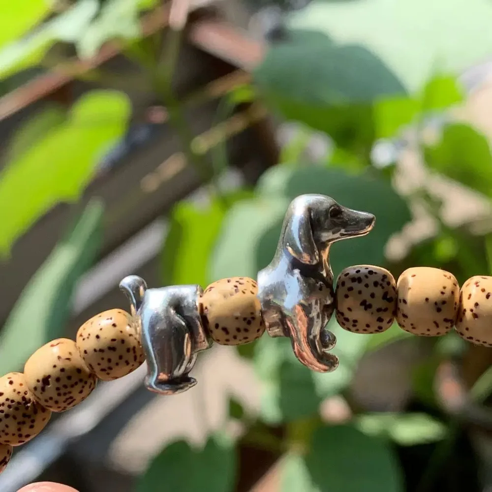 Alloy Dachshund for Bracelet Necklace DIY Crystal Healing Bulk Wholesale