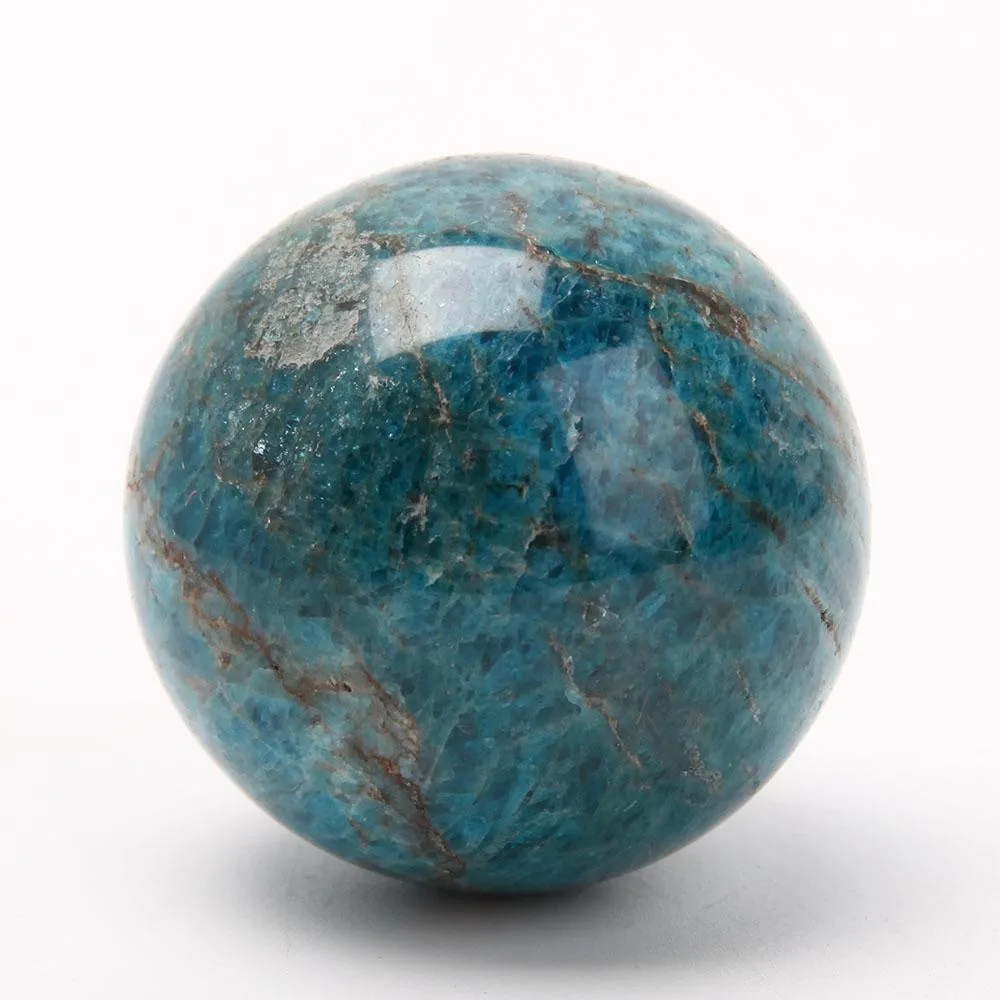 2.2" Blue Apatite Sphere Best Crystal Wholesalers
