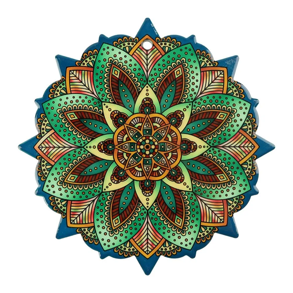 Ceramic Sun Flower Design Pot Coaster