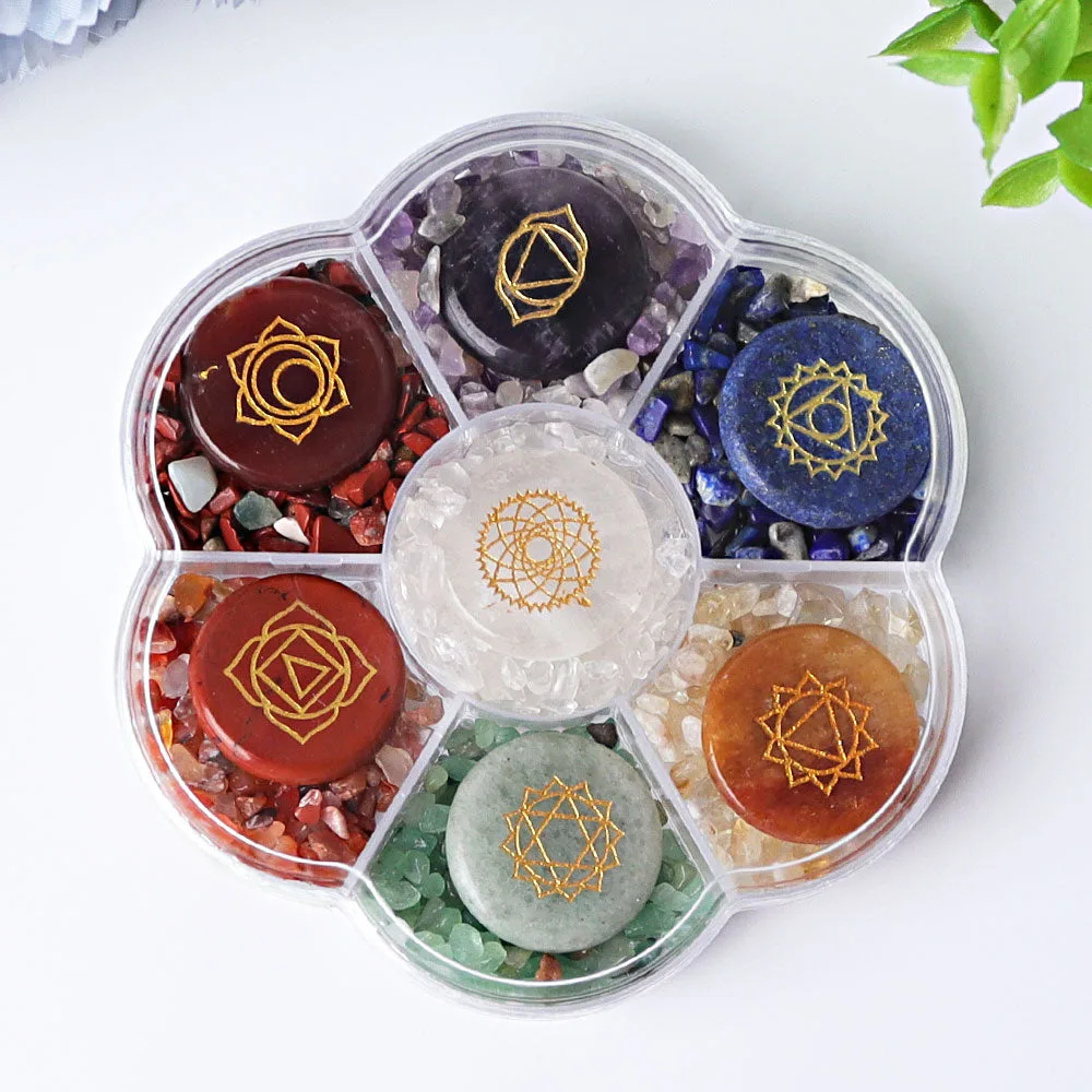 Chakra Crystal Chips Box Free Form Best Crystal Wholesalers