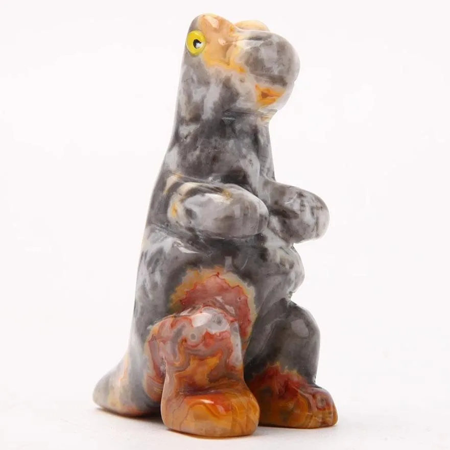 Crazy Agate Dindosaur Carving Animal Bulk Best Crystal Wholesalers