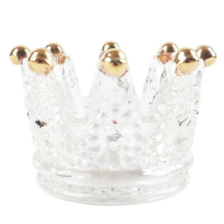 Crystal Glass Jewelry Ring Holder