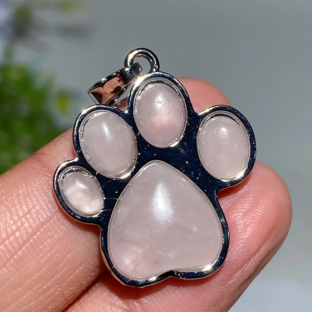 Crystal Paw Pendant Crystal Healing Bulk Wholesale