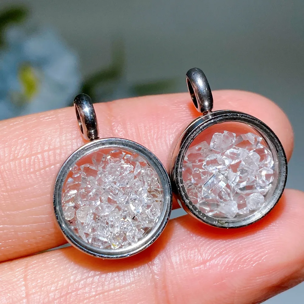 Herkimer Diamond Pendant Crystal Healing Bulk Wholesale