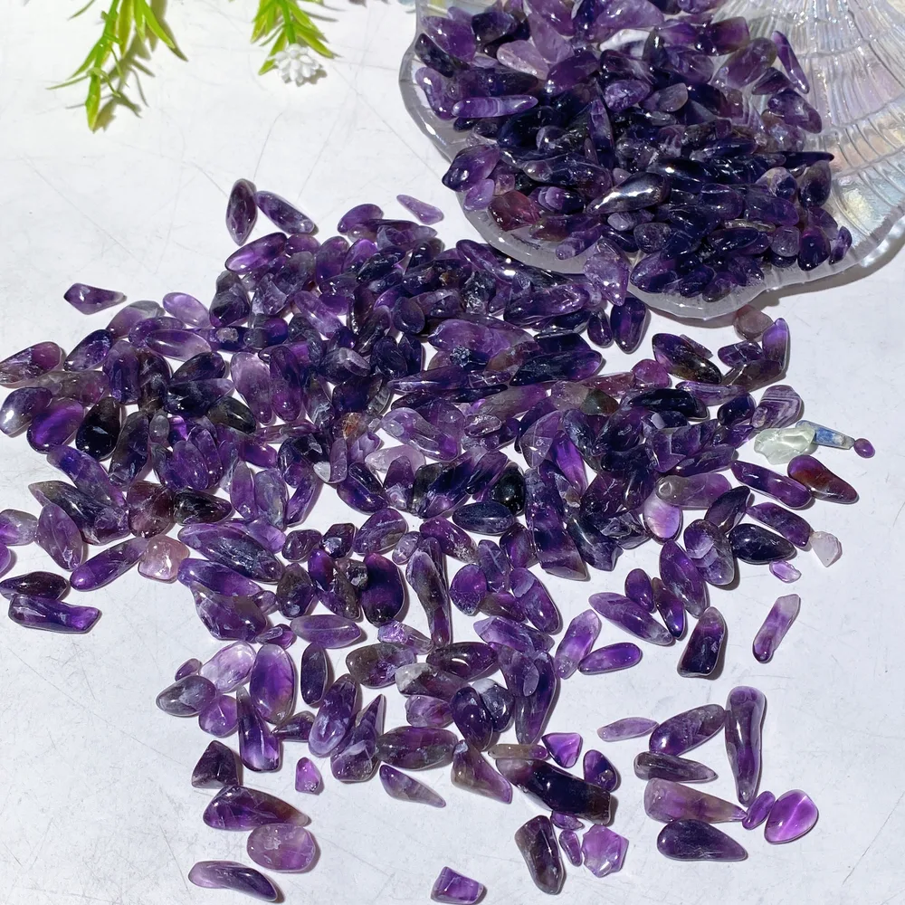 High Quality Brazil Dream Amethyst Chips Bag Crystal Healing Bulk Wholesale