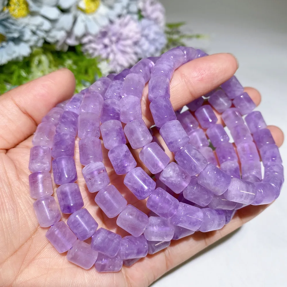 Lavender Amethyst Bracelet Crystal Healing Bullk Wholesale