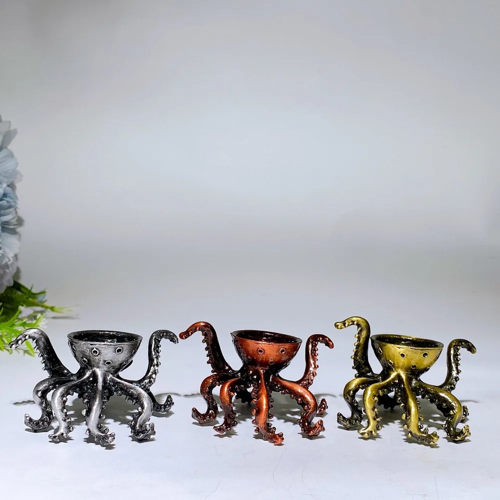 Metal Octopus Stand Crystal healing Bulk Wholesale
