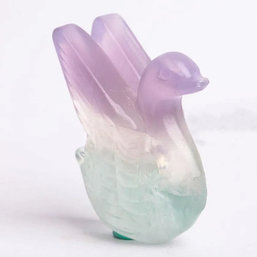 Mini Fluorite Animal Figurine Crystal Carvings Animal Bulk Best Crystal Wholesalers