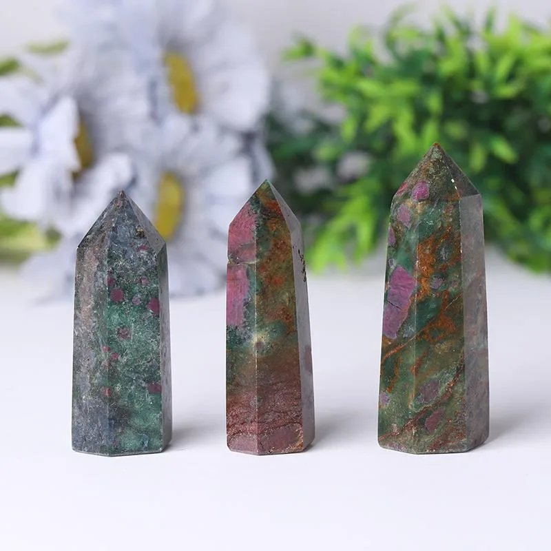 Natural Ruby Kyanite Point Healing Towers Points Bulk for Collection Best Crystal Wholesalers