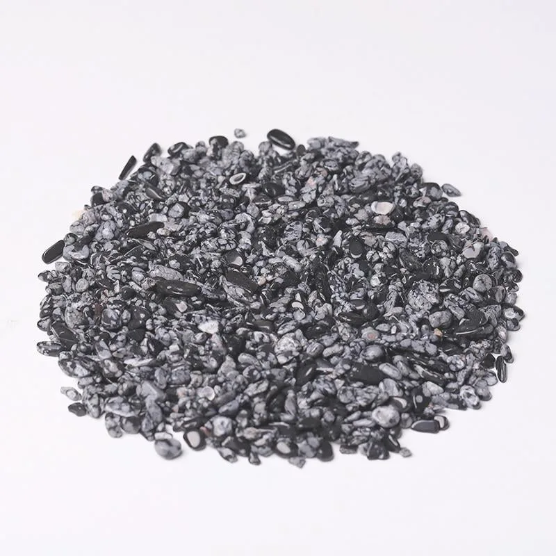 0.1kg Natural Snowflake Obsidian Chips Best Crystal Wholesalers