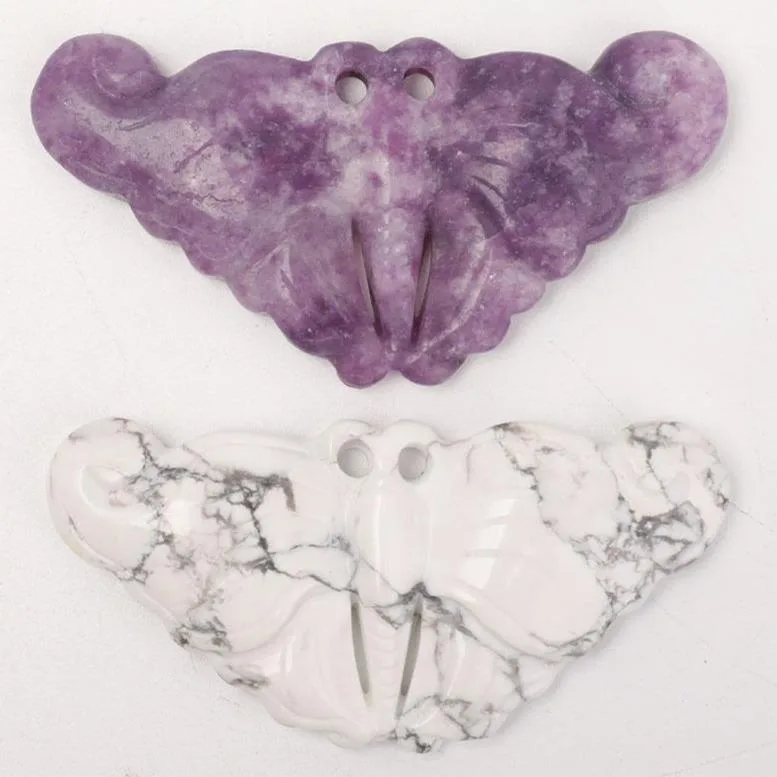 Purple Mica Butterfly Shape Pendant Best Crystal Wholesalers