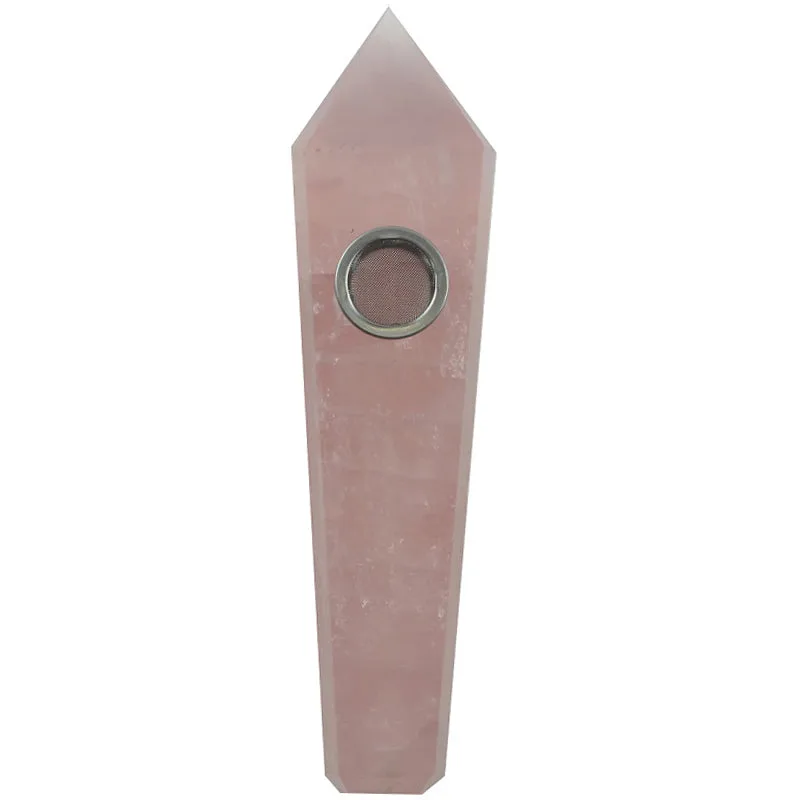Rose Quartz Smoking Pipe wholesale support mixed customization